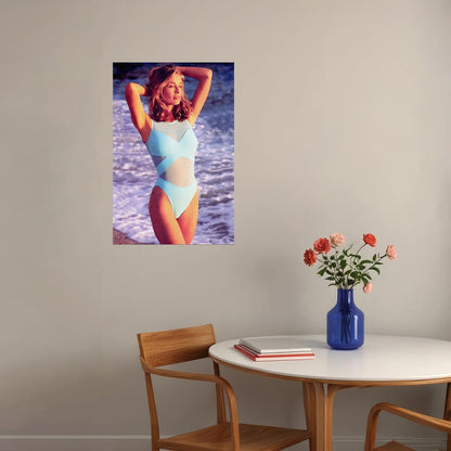 Frederique Sexy Female Model Hot Woman Poster Wall Art Print Home Wall Decor