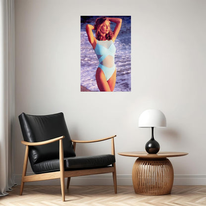 Frederique Sexy Female Model Hot Woman Poster Wall Art Print Home Wall Decor