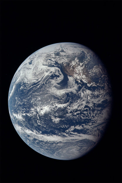 Planet Earth As Seen From Apollo Poster Wall Art Print Home Wall Decor
