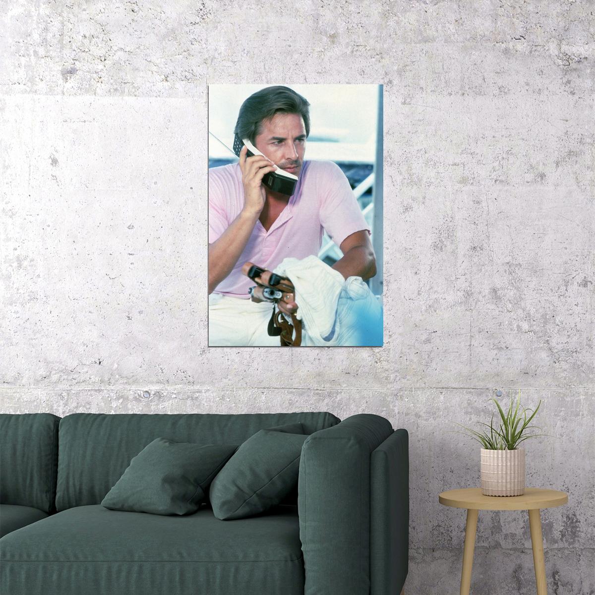 Don Johnson Tv Actor Charisma Handsome Poster Wall Art Print Home Wall Decor