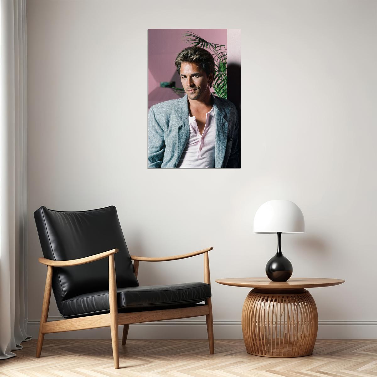 Don Johnson Tv Actor Charisma Handsome Poster Wall Art Print Home Wall Decor