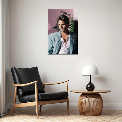 Don Johnson Tv Actor Charisma Handsome Poster Wall Art Print Home Wall Decor