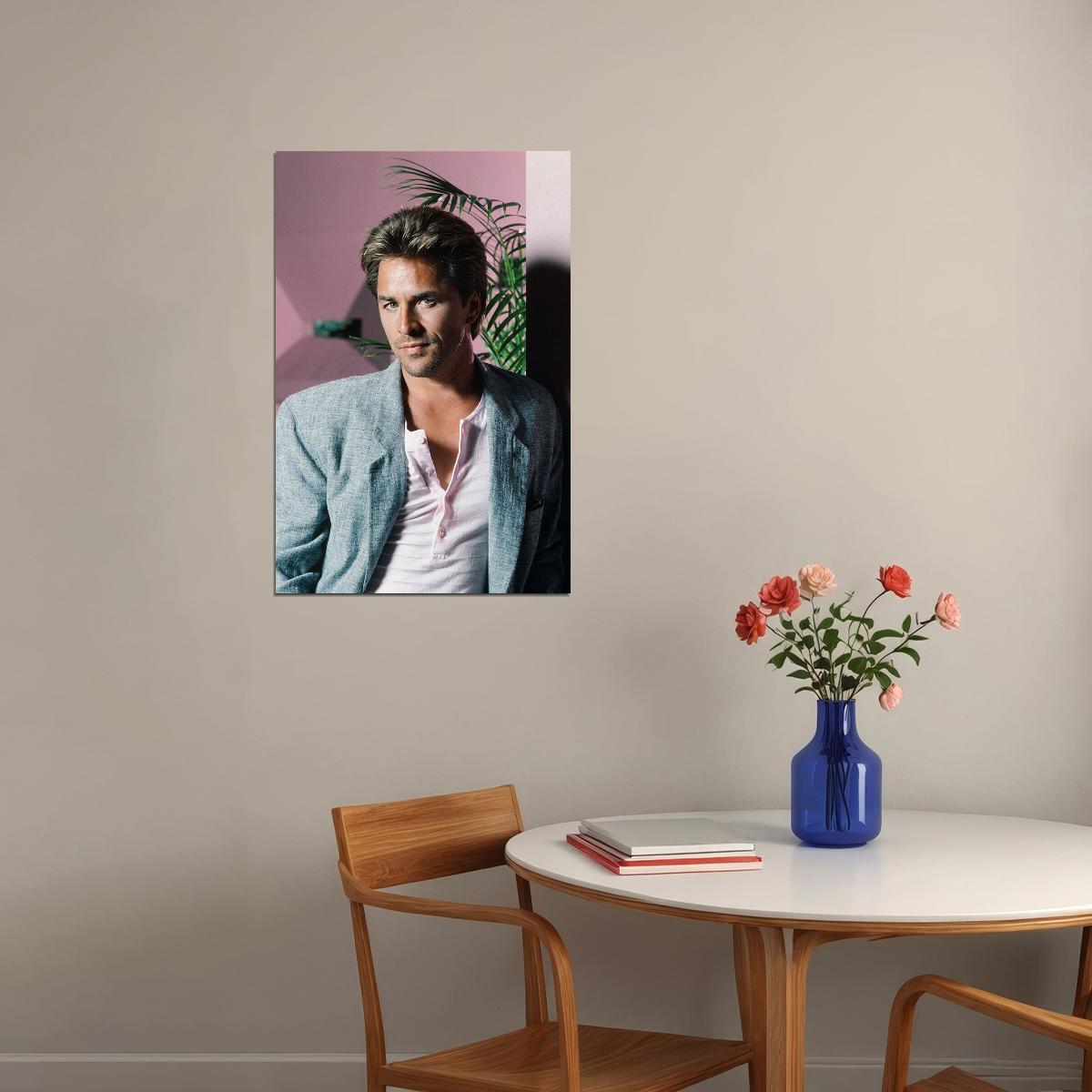 Don Johnson Tv Actor Charisma Handsome Poster Wall Art Print Home Wall Decor