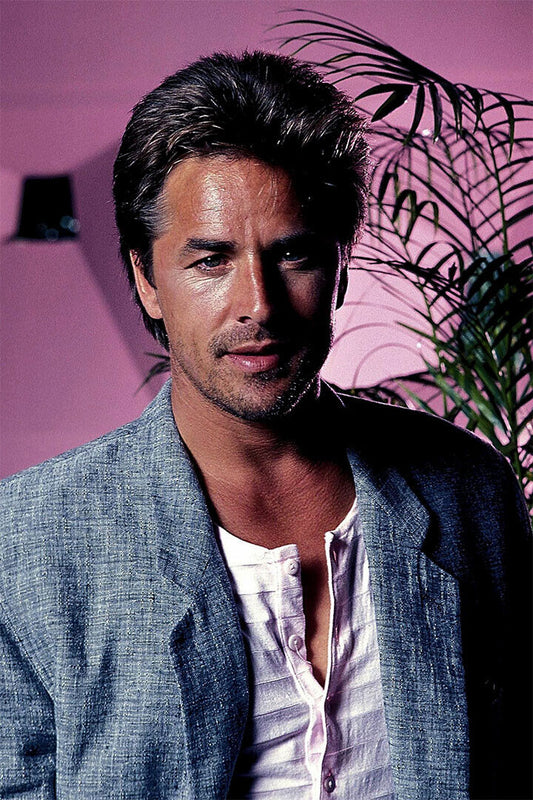 Don Johnson Tv Actor Charisma In Ocean Poster Wall Art Print Home Wall Decor