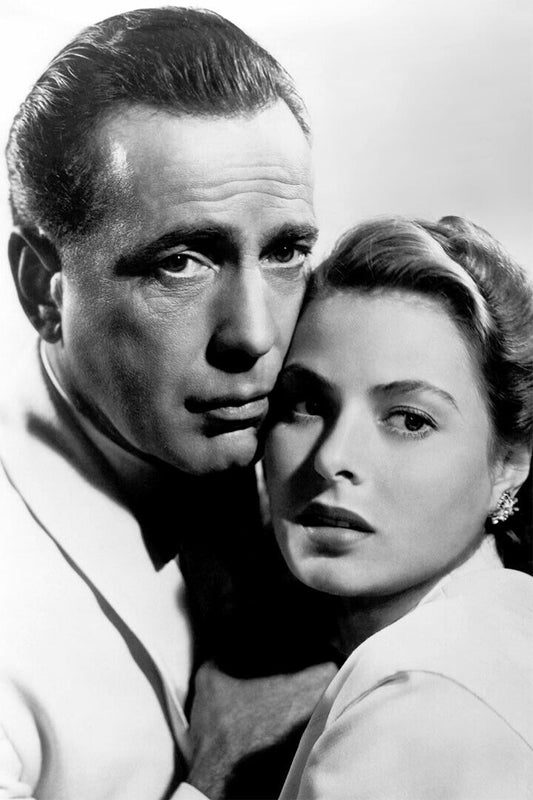 Casablanca Bogart Bergman Movie Romantic Poster Wall Art Print Home Wall Decor