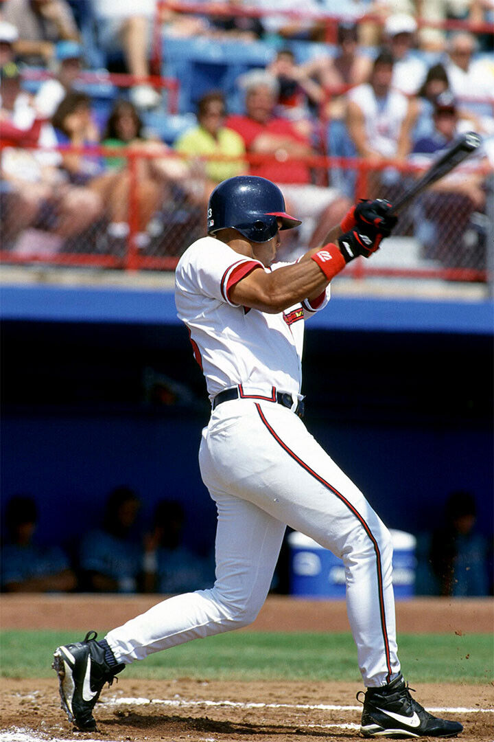 David Justice Baseball Atlanta Sport Poster Wall Art Print Home Wall Decor