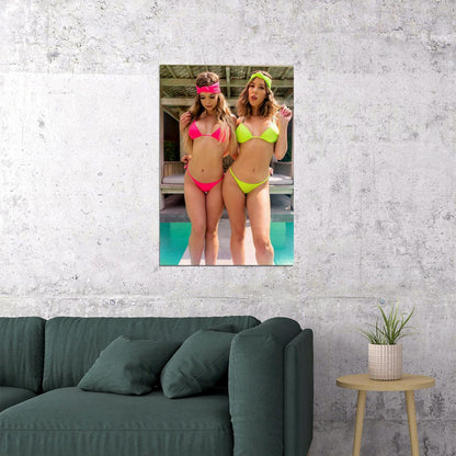 Make It A Double Sexy Females Hot Poster Wall Art Print Home Wall Decor