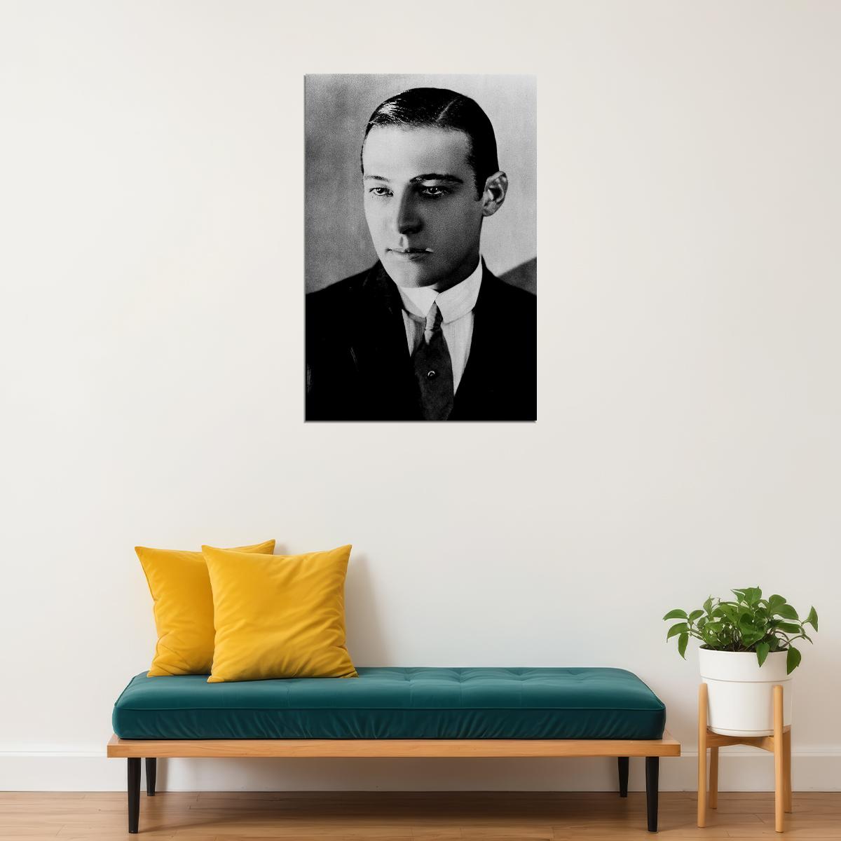 Rudolph Valentino Movie Actor Old Times Poster Wall Art Print Home Wall Decor