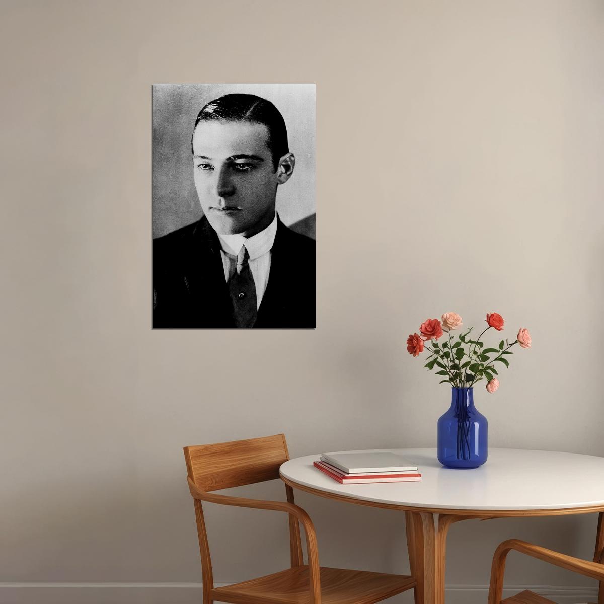 Rudolph Valentino Movie Actor Old Times Poster Wall Art Print Home Wall Decor