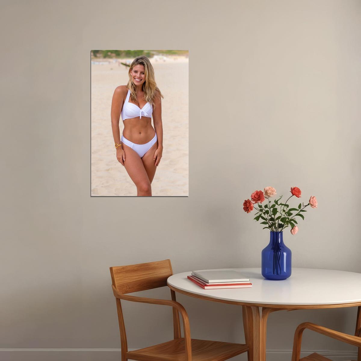 Brittany White Bikini Fan Club America Poster Wall Art Print Home Wall Decor
