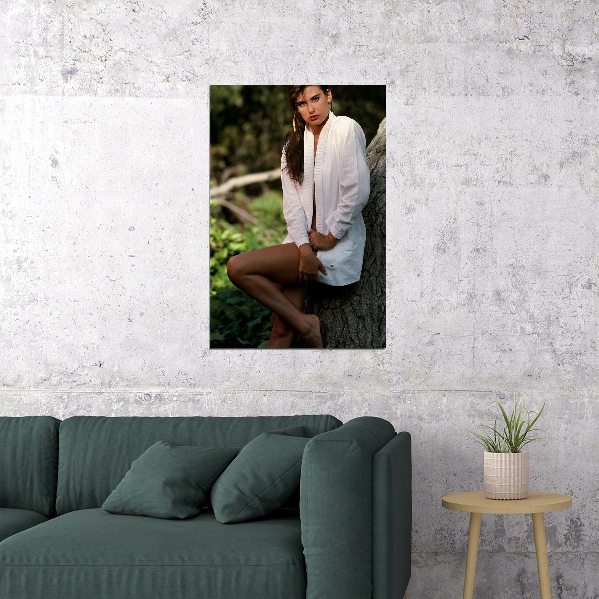 Demi Moore Actress Posed Sweet Poster Wall Art Print Home Wall Decor