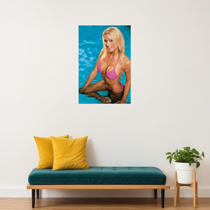 Lisa Dergan Sexy Female Model Hot Poster Wall Art Print Home Wall Decor