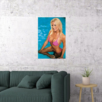 Lisa Dergan Sexy Female Model Hot Poster Wall Art Print Home Wall Decor