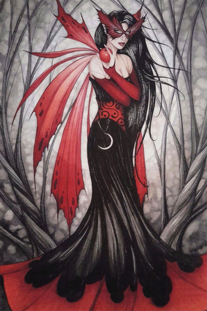Mask Of Autmn Fantasy Fairy Artwork Poster Wall Art Print Home Wall Decor
