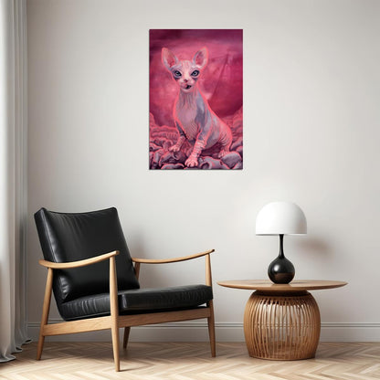 Sphinx As An Alien Visitors Artwork Poster Wall Art Print Home Wall Decor