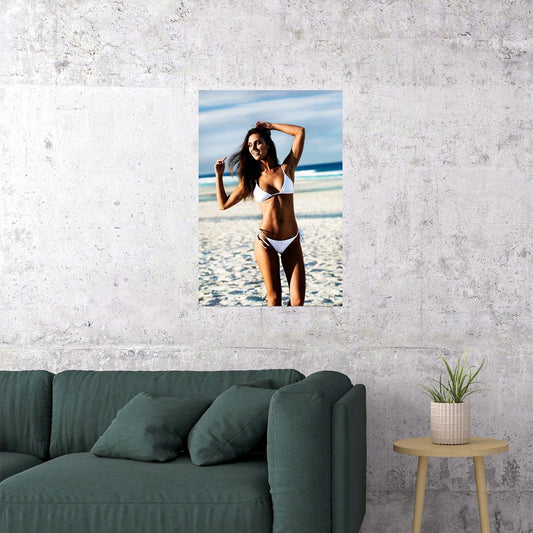 Sexy Female Model Hot Steph Poster Wall Art Print Home Wall Decor