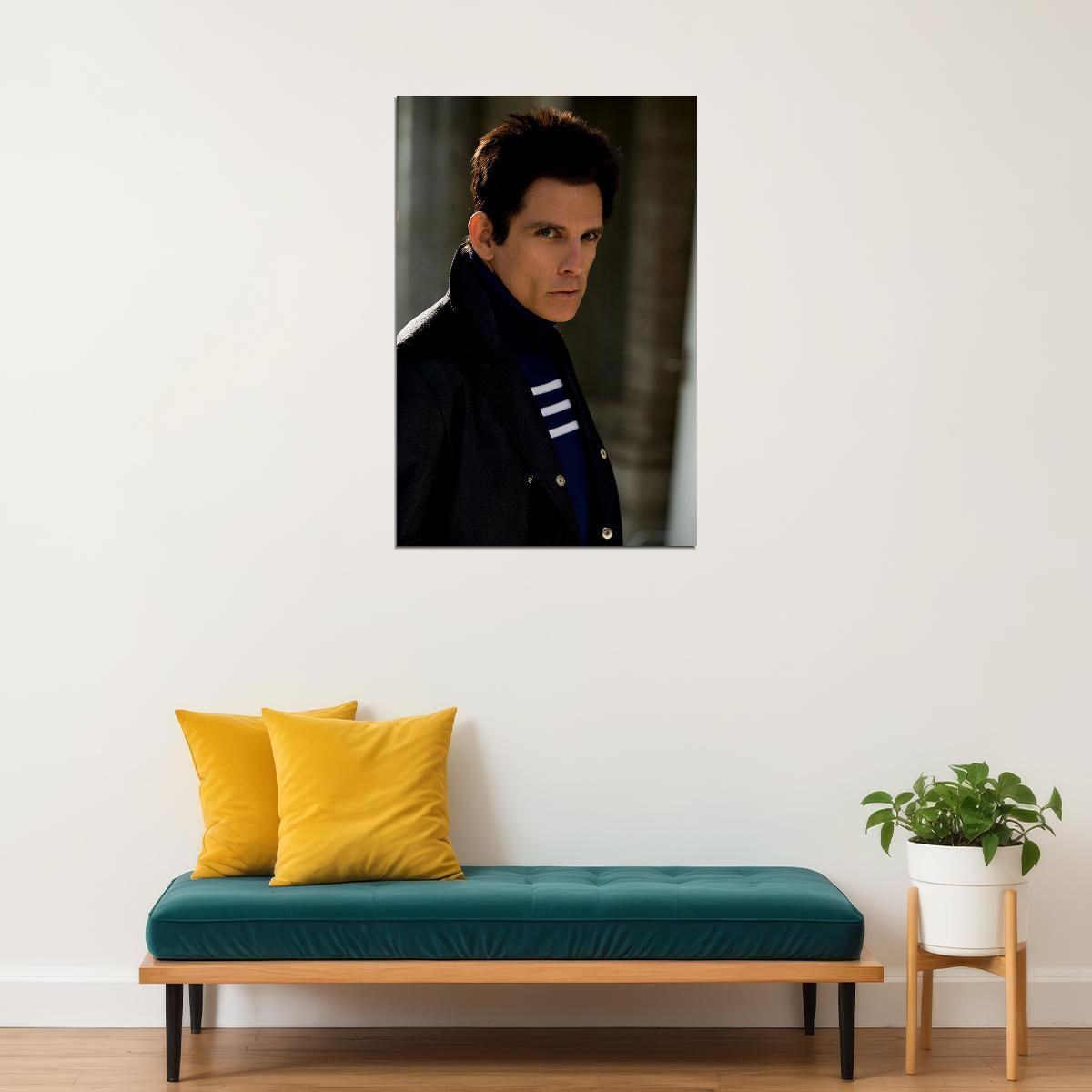 Zoolander Ben Stiller Movie Action Poster Wall Art Print Home Wall Decor