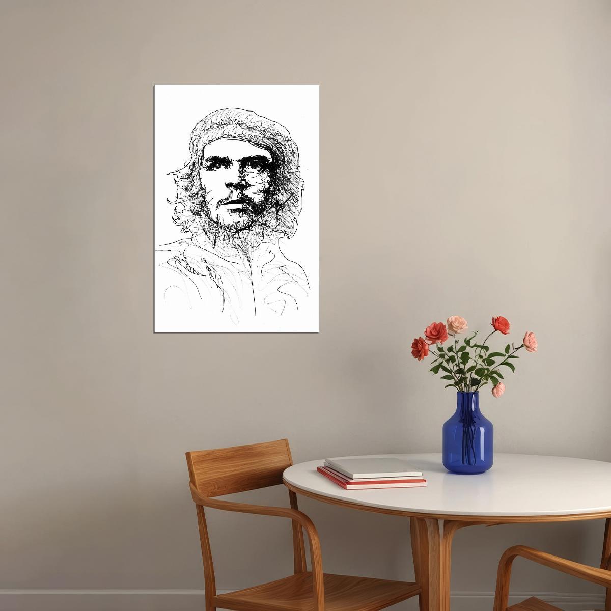 Che Guevara Political Colorful Legend Poster Wall Art Print Home Wall Decor