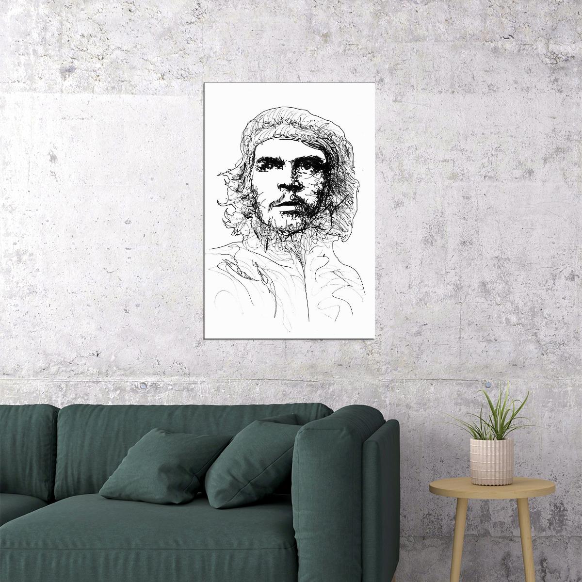 Che Guevara Political Colorful Legend Poster Wall Art Print Home Wall Decor