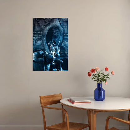 Alien Movie Poster Space Creatures Hard Days Flight Wall Art Print Home Wall Decor