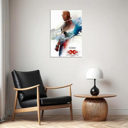 Xxx Movie Vin Diesel Action Poster Wall Art Print Home Wall Decor