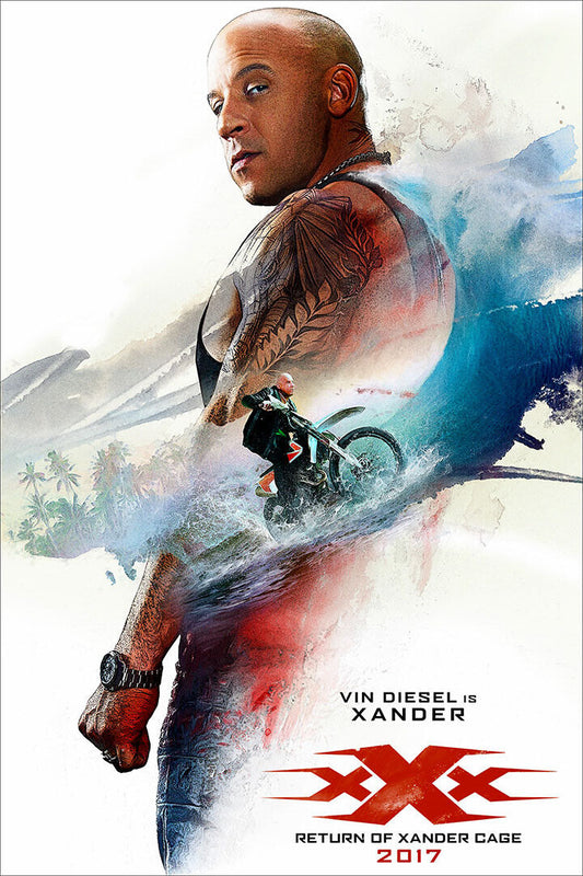 Xxx Movie Vin Diesel Action Poster Wall Art Print Home Wall Decor