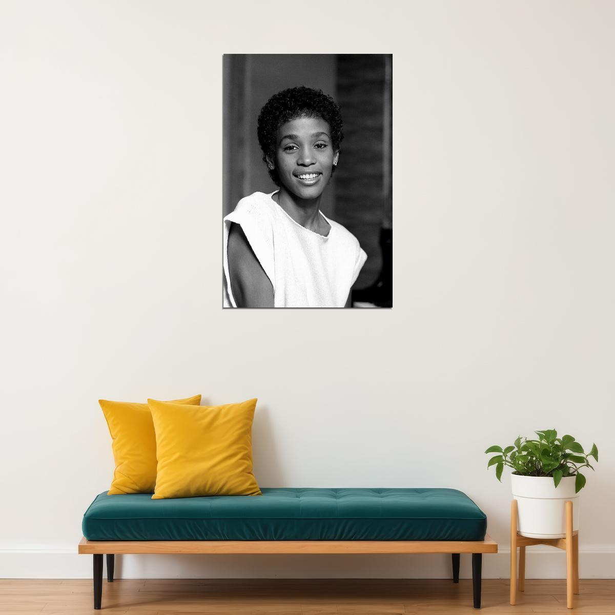 Whitney Houston Singer World Tour Poster Wall Art Print Home Wall Decor