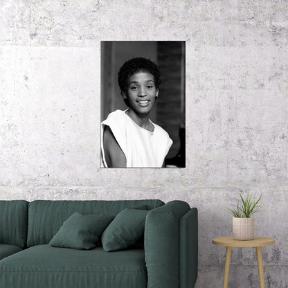 Whitney Houston Singer World Tour Poster Wall Art Print Home Wall Decor