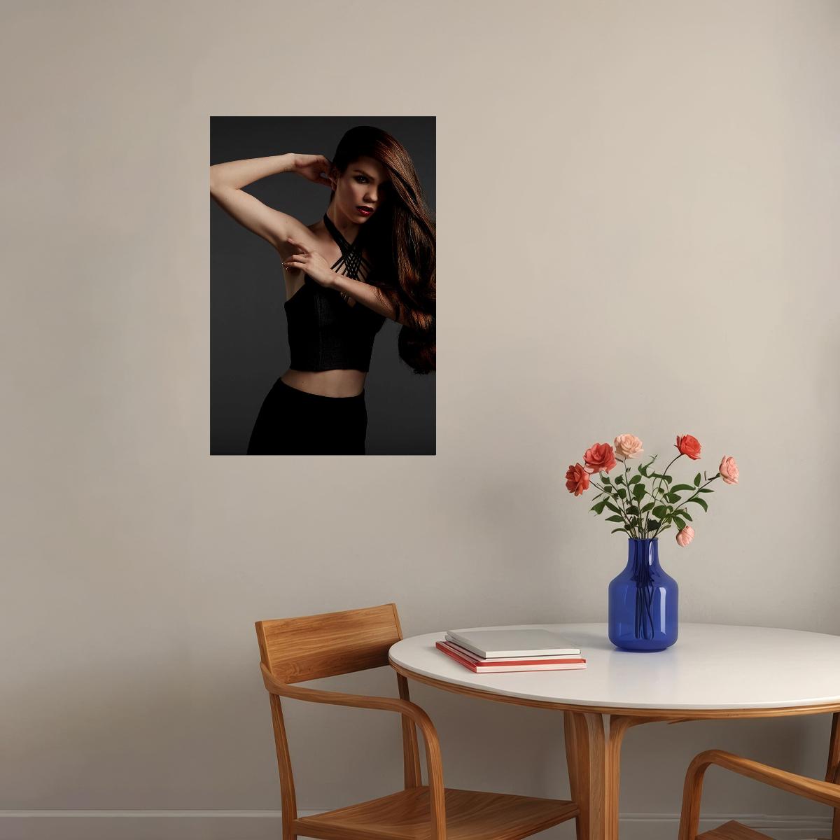 Trouble Sexy Female Model Hot Girl Poster Wall Art Print Home Wall Decor