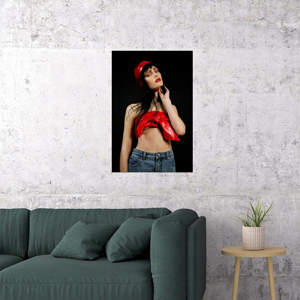 Trouble Sexy Female Model Hot Poster Wall Art Print Home Wall Decor