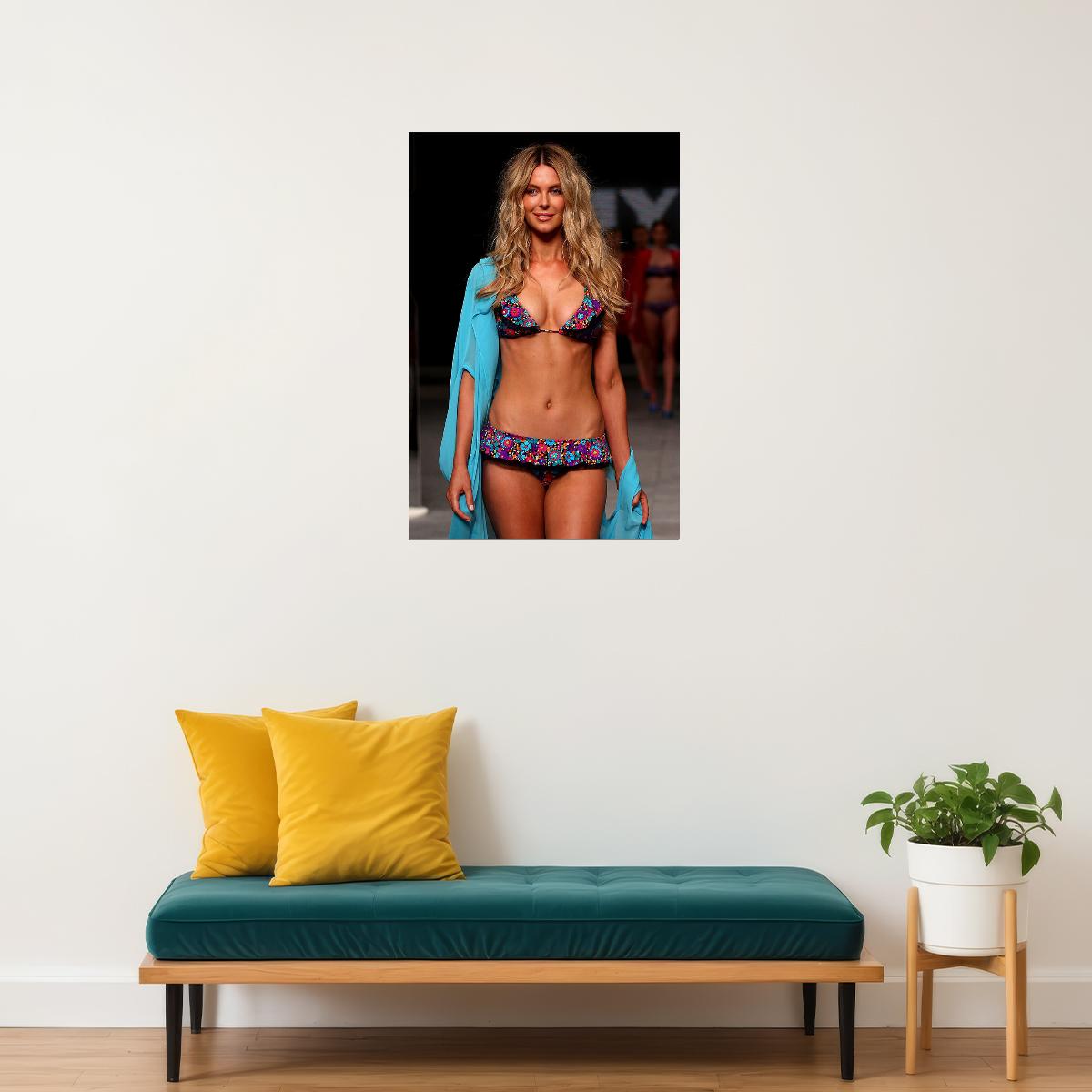Jennifer Hawkins Sexy Woman Model Poster Wall Art Print Home Wall Decor