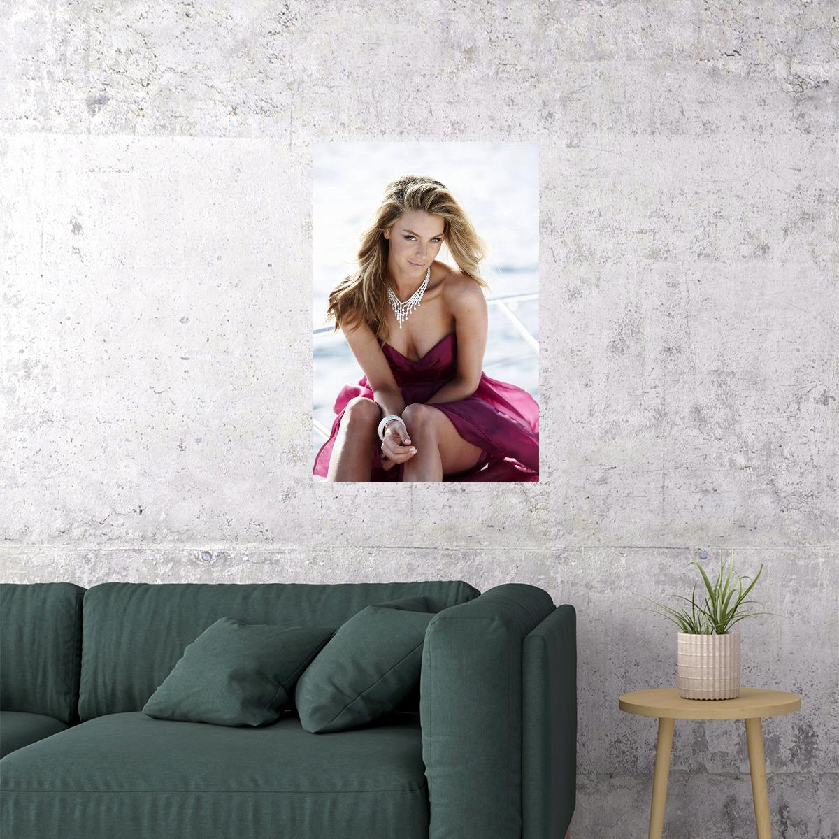 Jennifer Hawkins Sexy Female Model Poster Wall Art Print Home Wall Decor