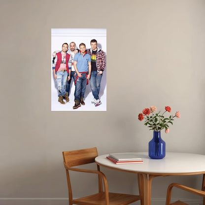 Backstreet Boys Music Group Poster Wall Art Print Home Wall Decor