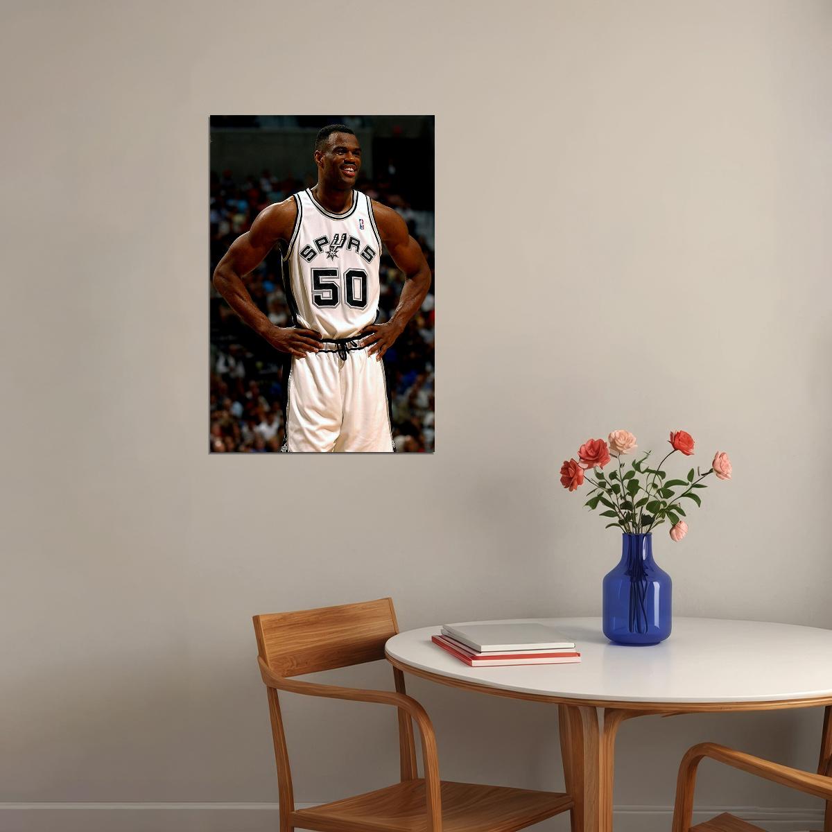 David Robinson San Antonio Poster Wall Art Print Home Wall Decor
