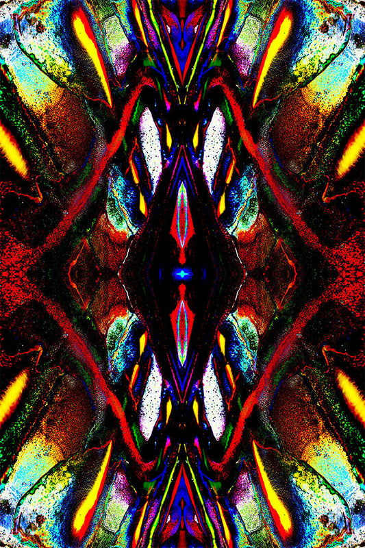 Pshychedelic Peyote Artwork Poster Wall Art Print Home Wall Decor