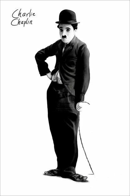 1696 Charlie Chaplin Forcat Poster Wall Art Print Home Wall Decor
