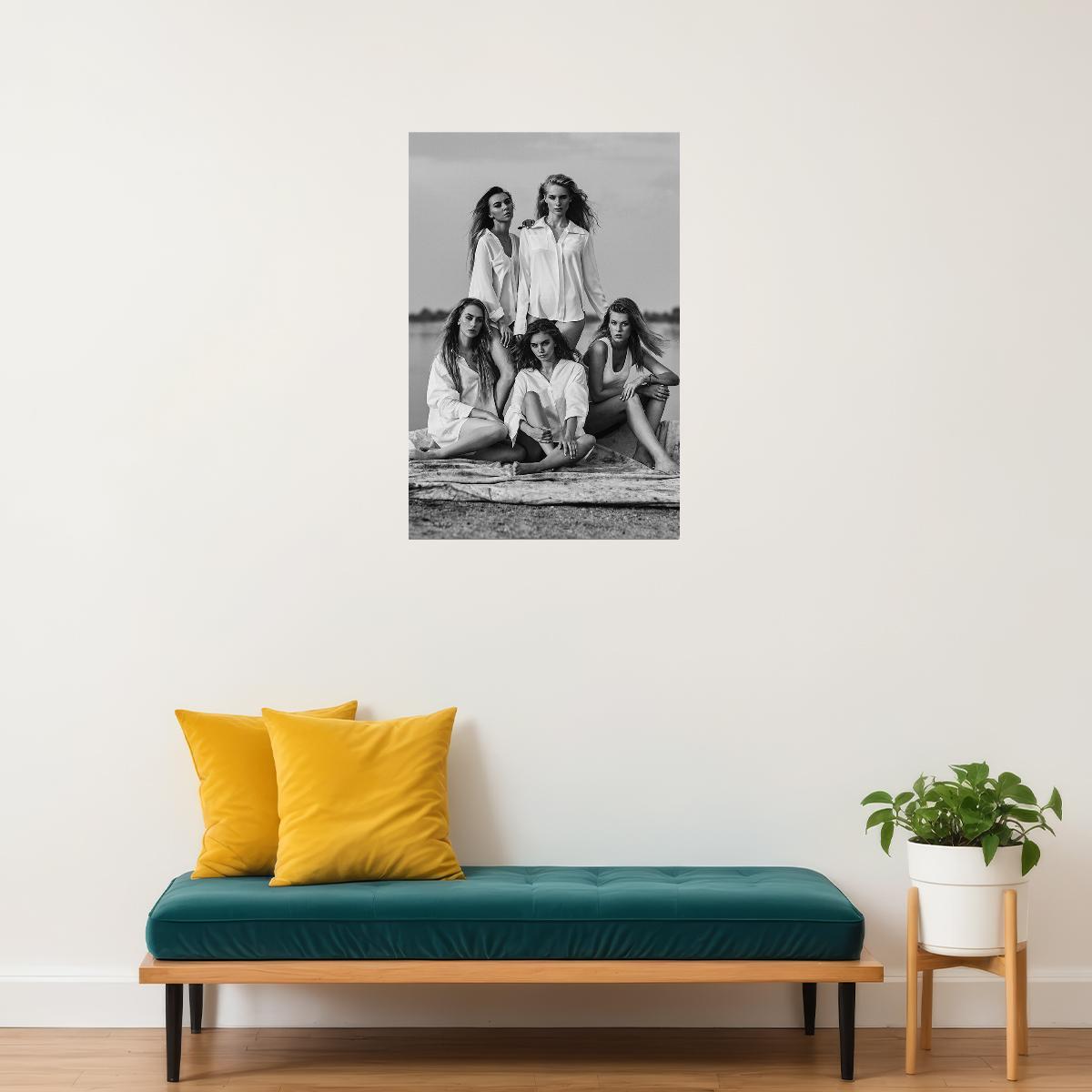 California Girls Female Sexy Models Poster Wall Art Print Home Wall Decor