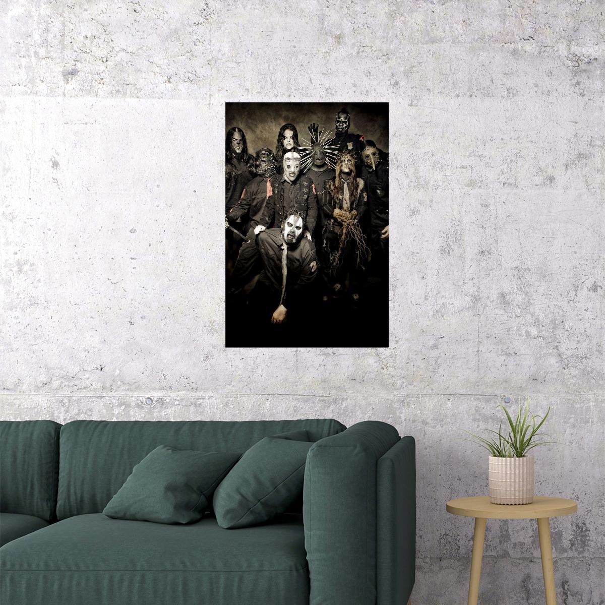Slipknot Pentegram Group Music Band Poster Wall Art Print Home Wall Decor