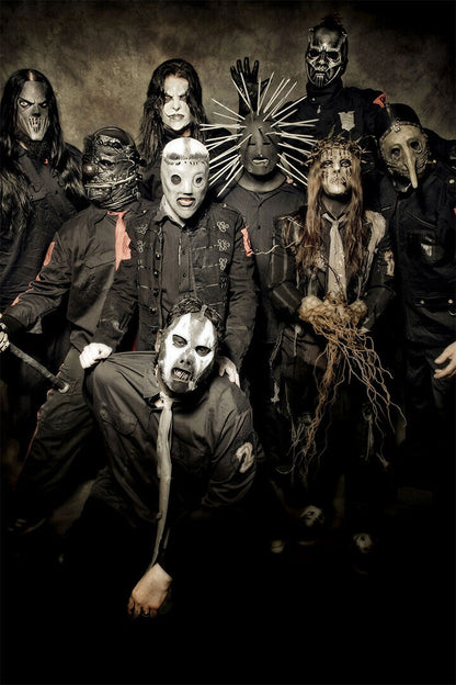 Slipknot Pentegram Group Music Band Poster Wall Art Print Home Wall Decor