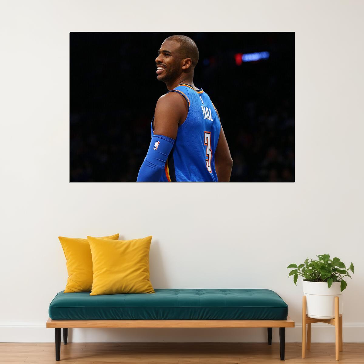 Chris Paul Basketball Player Sports Poster Wall Art Print Home Wall Decor