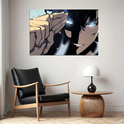 Solo Leveling War Monster Fight Video Game Poster Wall Art Print Home Wall Decor