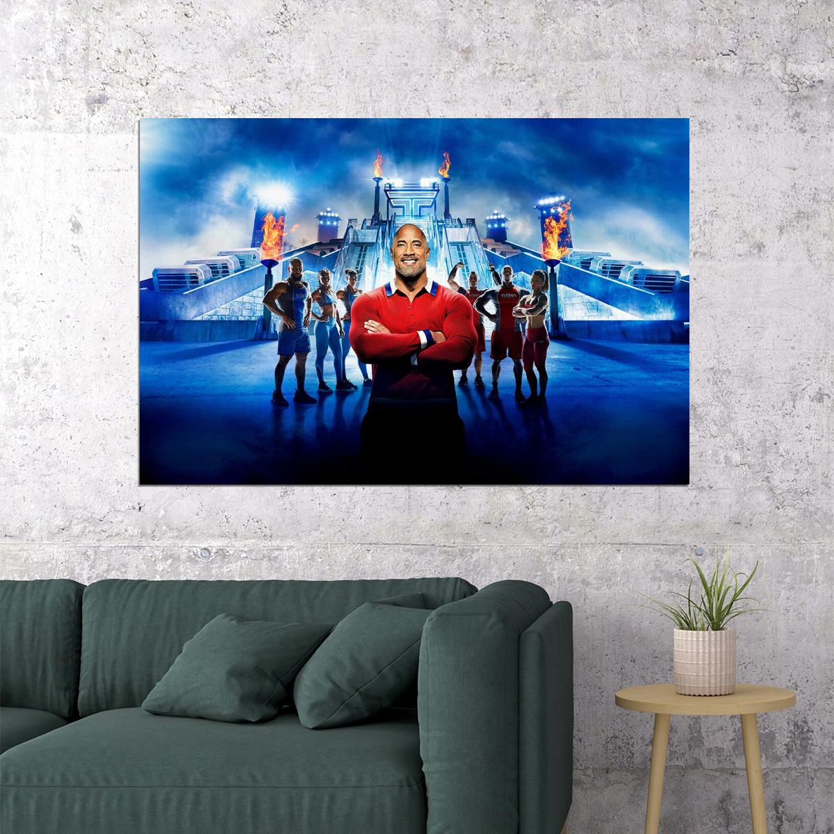 The Titan Games Season 1 Dwayne Johnson Tv Show Poster Wall Art Print Home Wall Decor