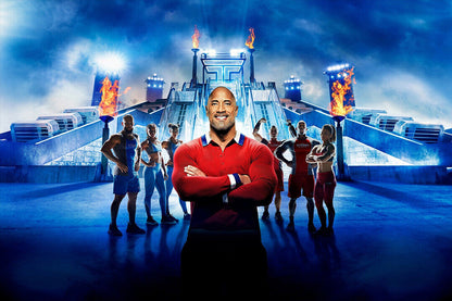 The Titan Games Season 1 Dwayne Johnson Tv Show Poster Wall Art Print Home Wall Decor