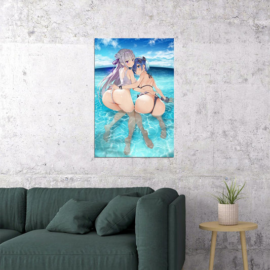 Re: Zero Starting Life In Another World Anime Poster Wall Art Print Home Wall Decor