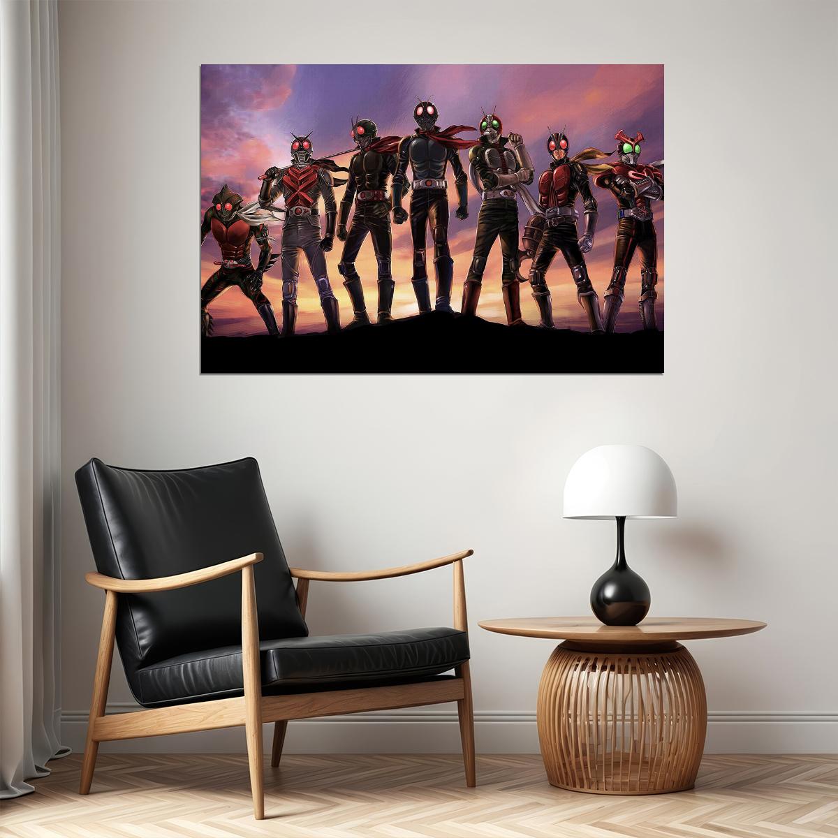 Kamen Rider Saber Dragon Knight Tv Series Poster Wall Art Print Home Wall Decor