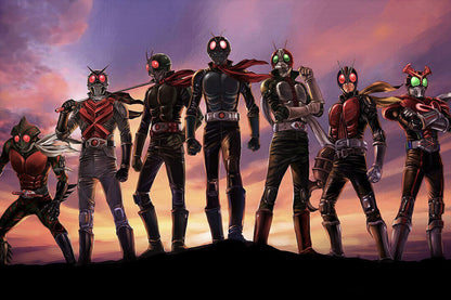 Kamen Rider Saber Dragon Knight Tv Series Poster Wall Art Print Home Wall Decor