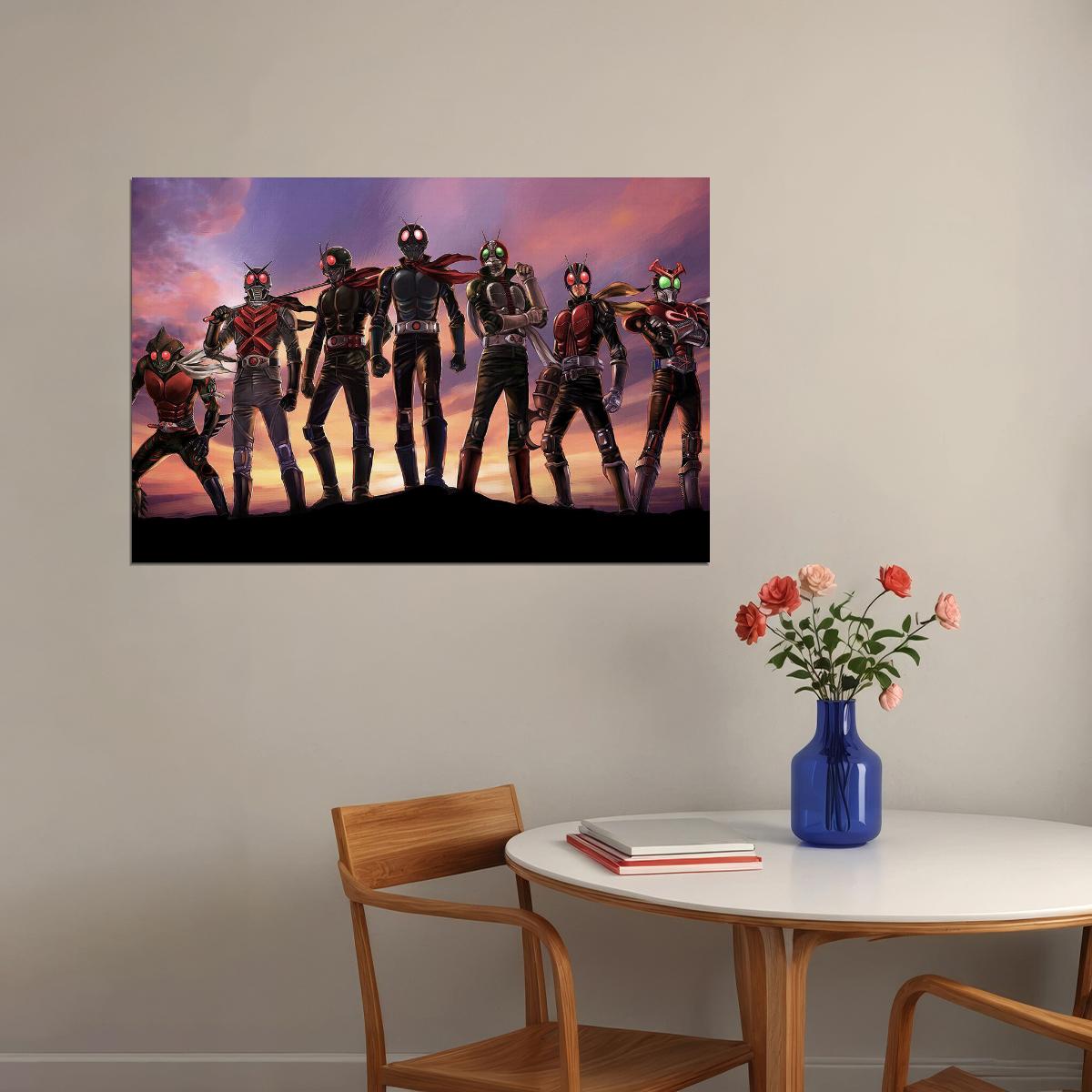 Kamen Rider Saber Dragon Knight Tv Series Poster Wall Art Print Home Wall Decor