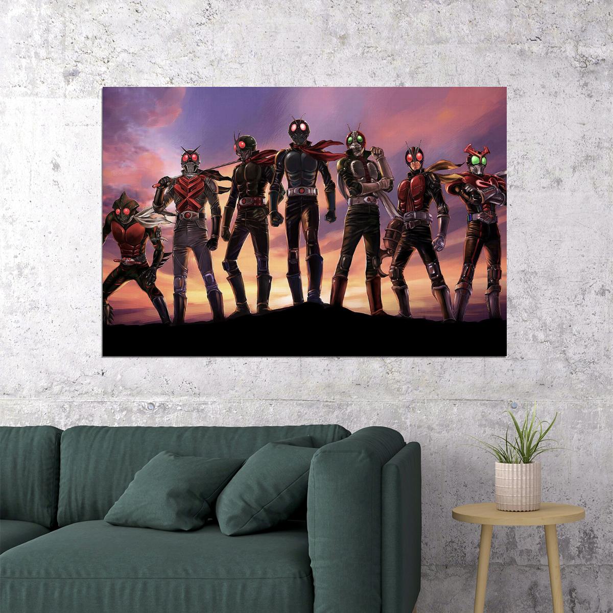 Kamen Rider Saber Dragon Knight Tv Series Poster Wall Art Print Home Wall Decor