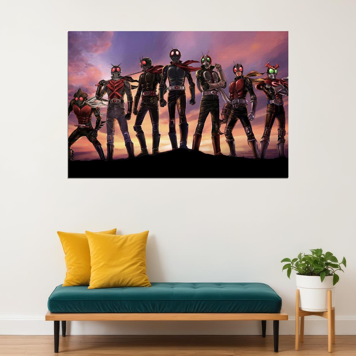 Kamen Rider Saber Dragon Knight Tv Series Poster Wall Art Print Home Wall Decor