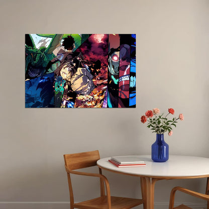 Solo Leveling War Monster Fight Video Game Poster Wall Art Print Home Wall Decor